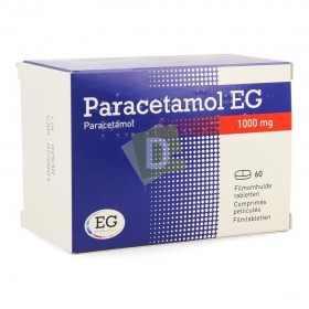 Paracétamol EG 1000 mg x 60 Comprimés pelliculés