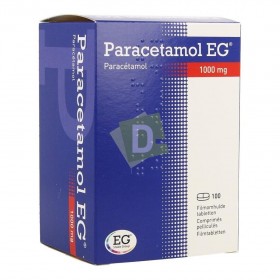 Paracétamol EG 1000 mg x 100 Comprimés pelliculés