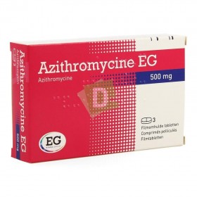 Azithromycine EG 500 mg x 3 Comprimés