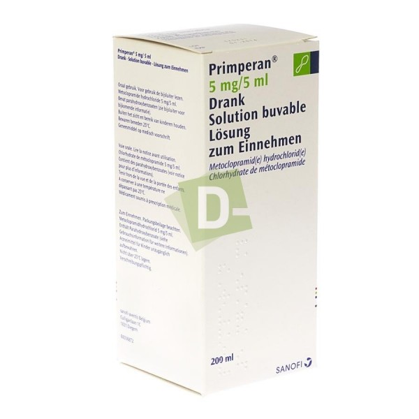 Primperan 5 mg / 5 ml 200 ml