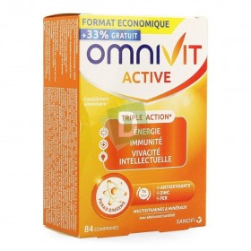 Omnivit Active Multivitamines et Minéraux 84 Comprimés