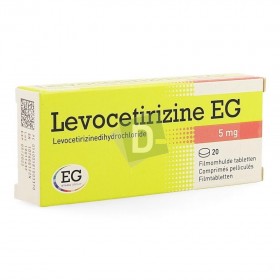 Lévocetirizine EG 5 mg x 20 Comprimés pelliculés