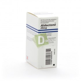 Aldactone 25 mg x 50 Comprimés pelliculés