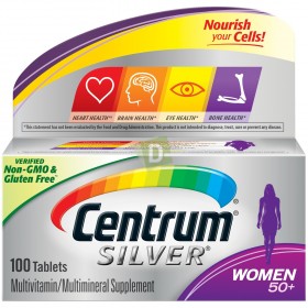Centrum Silver Women 50+ Multivitamines 100 Comprimés