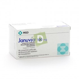 Januvia 100 mg x 98 Film-coated tablets