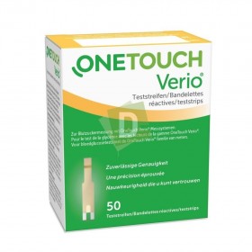 OneTouch Verio Bandelettes Réactives 50 Pièces