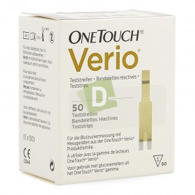 OneTouch Verio Bandelettes Réactives 50 Pièces