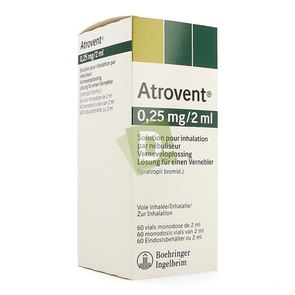 Atrovent Monodose 0.25 mg / 2 ml x 60 vials