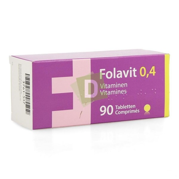Folavit 0,4 mg x 90 Comprimés