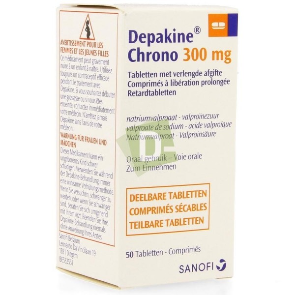 Depakine Chrono 300 mg x 50 Comprimés à libération prolongée