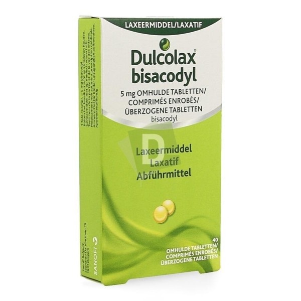 Dulcolax 5 mg x 40 Comprimés enrobés