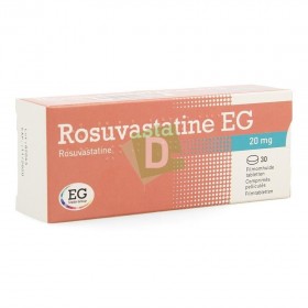 Rosuvastatine EG 20 mg x 30 Comprimés pelliculés