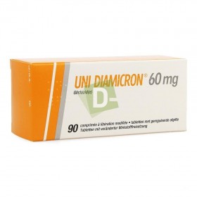 Uni Diamicron 60 mg x 90 Comprimés à libération modifiée