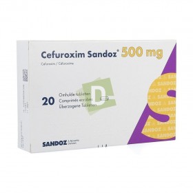 Cefuroxim Sandoz 500 mg x 20 Comprimés pelliculés
