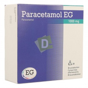 Paracétamol EG 1000 mg x 20 Comprimés effervescents