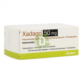 Xadago (Safinamide) 50 mg x 100 Comprimés pelliculés : Aide à soigner la maladie de parkinson