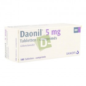 Daonil 5 mg x 100 Comprimés