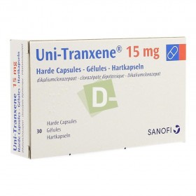 Uni-Tranxene 15 mg x 30 Gélules