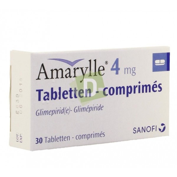 Amarylle 4 mg x 30 Comprimés