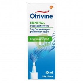 Otrivine Menthol Spray Nasal : Décongestionne le nez bouché