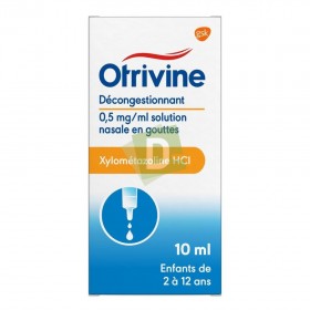 Otrivine Hydrat Goutte Nasal 10 ml : Décongestionnant