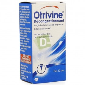 Otrivine Hydrat 1 mg Goutte Nasal 10 ml : Décongestionnant