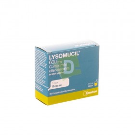 Lysomucil 600 mg x 30 Comprimés Efferv : Contre la taux grasse