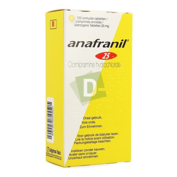 Anafranil 25 Mg X 120 Tablets Drug Imported Congo