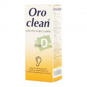 Oroclean gouttes auriculaires nettoyantes 10 ml