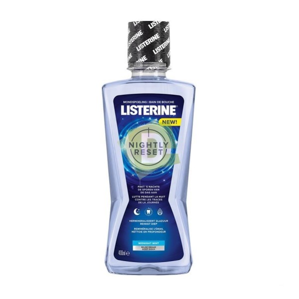 Listerine Nightly Reset 400 ml : Lutte contre les traces de la journée