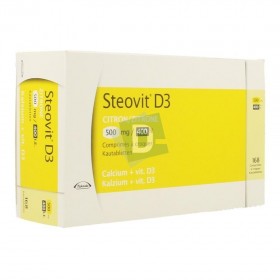 Steovit D3 Citron 500 mg / 400 Ui x 168 Comprimés à croquer