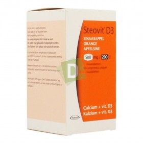 Steovit D3 Orange 500 mg / 200 Ui x 60 Comprimés à croquer