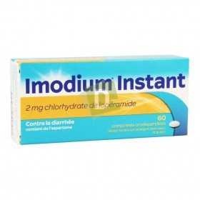 Imodium Instant x 60 Comprimés fondants : Contre la diarrhée