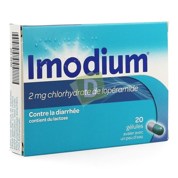 Imodium x 20 Caspules : Contre la diarrhée